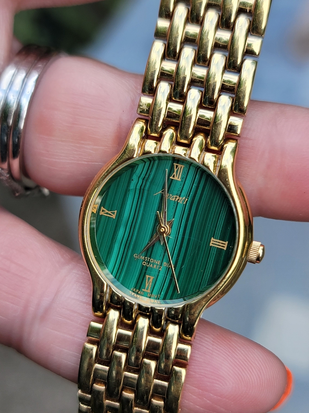 Vintage Malachite AVANTI Watch